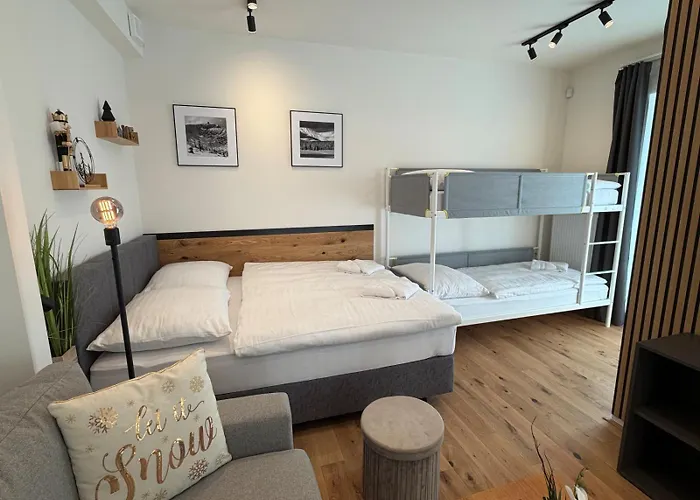 Apartamento Luxusní 22 S Exklusivní Bufetovou Snídaní - Novostavba V Samotném Srdci Harrachova - Privátní Parkování Zdarma U Vlastního Venkovního Posezení - 150 M Od Sjezdovky - Smart Tv - Wifi - Satelit *